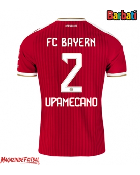 Bayern Munich Dayot Upamecano #2 Tricou Fotbal Replică 2026-27 Barbati Acasa